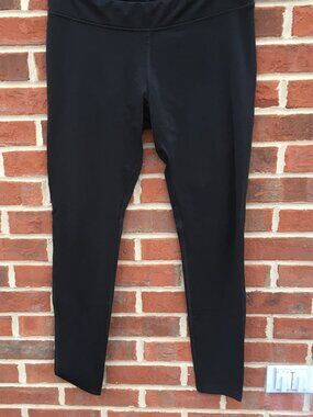 NYL Sport Athletic Leggings Womens Large Black